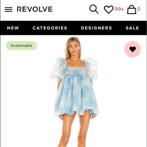 The Puff Dress in Cloud